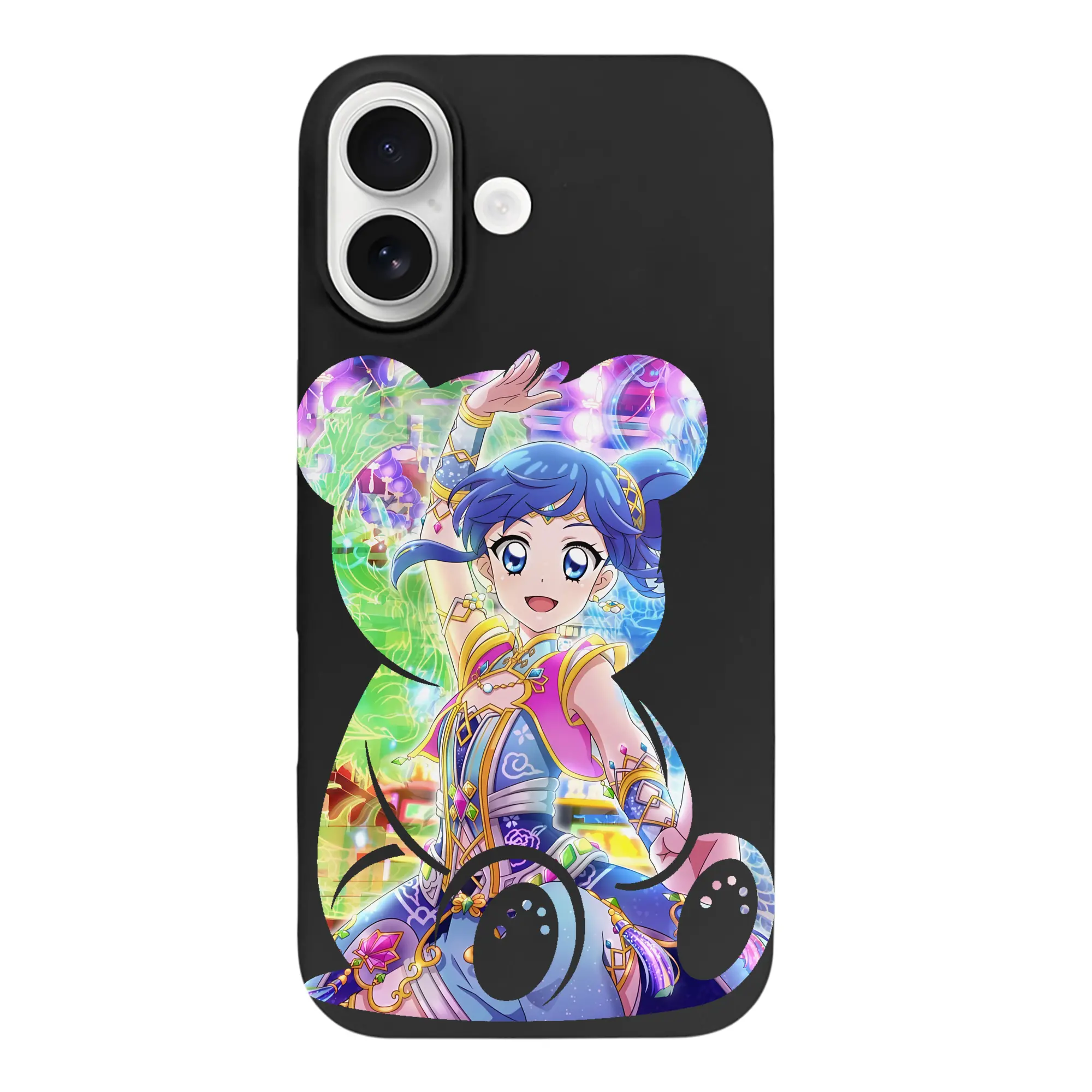 アイカツ グッズ 霧矢 あおい - iPhone 17 シリーズ シリコンケース 薄型 耐衝撃 指紋防止 ソフトタッチカバー 精密フィット 傷防止 保護ケース iPhone 17/17 Air/17 Pro/17 Pro Max 対応